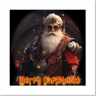 Merry Steampunk Christmas Posters and Art